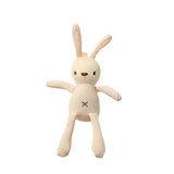 NNETM 3-Piece Adorable Plaid Wishing Rabbit Dolls