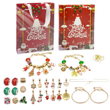NNEOBA Christmas 24 Grid Countdown Calendar Blind Box Set - Festive Acrylic Advent Calendar