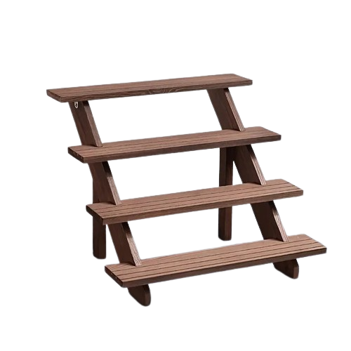 NNETM Bring nature indoors with this elegant natural wooden display riser