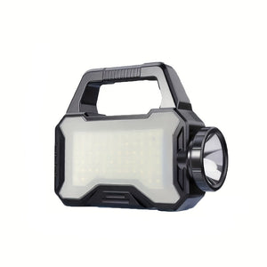 NNETM Rechargeable Portable Solar LED Flashlight (1200mAh)