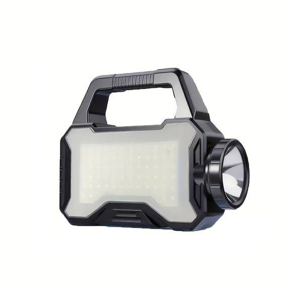 NNETM Rechargeable Portable Solar LED Flashlight (1200mAh)