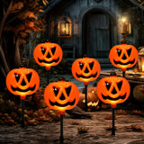 NNETM Solar Powered Pumpkin Lights (Set of 6)