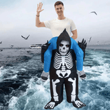 NNETM Inflatable Skeleton Costume for Adults