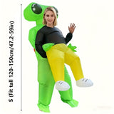 NNETM Self-Inflating Alien Abduction Costume with USB Power