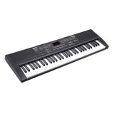 NNEDPE 61-Key Electronic Piano Keyboard 75cm with Stand - Black
