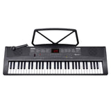 NNEDPE 61-Key Electronic Piano Keyboard 75cm - Black