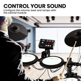 NNEDPE TDX-16 Electronic Drum Kit with Pedals
