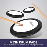 NNEDPE TDX-16 Electronic Drum Kit with Pedals