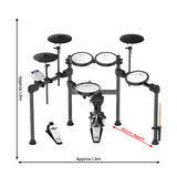 NNEDPE X23 9-Piece Electronic Drum Kit