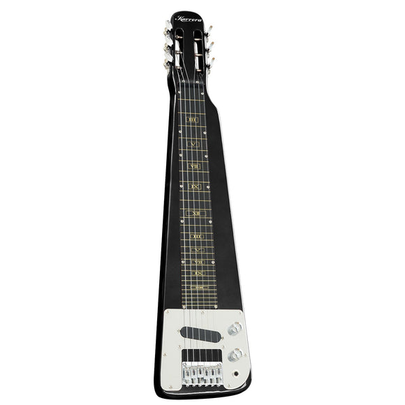 NNEDPE 29in 6-String Lap Steel Hawaiian Guitar - Black