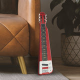 NNEDPE 6-String Steel Lap Guitar - Metallic Red