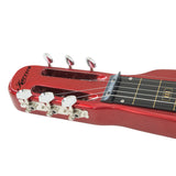 NNEDPE 6-String Steel Lap Guitar - Metallic Red