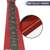 NNEDPE 6-String Steel Lap Guitar - Metallic Red