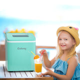 NNECW Countertop Ice Maker with Removable Basket for Home