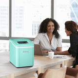 NNECW Countertop Ice Maker with Removable Basket for Home