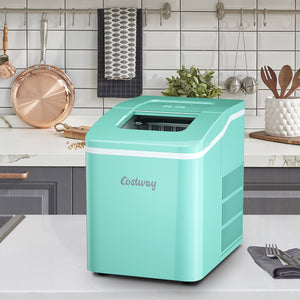 NNECW Countertop Ice Maker with Removable Basket for Home