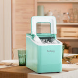 NNECW Countertop Ice Maker with Removable Basket for Home