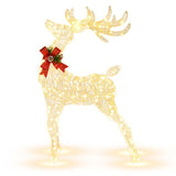 NNECW Christmas Lighted Reindeer with 120 LED Bulbs for Indoor and Outdoor