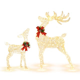 NNECW Pre-Lit LED Light up Reindeer with Exquisite Design for Decoration