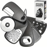 NNETM Kitchen Gadget Set Stainless Steel for RV & Camping (6pcs)
