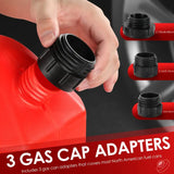 NNETM Portable Battery-Powered Fuel Pump Nozzle Series - Red