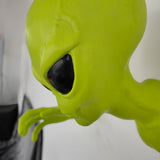 Green Alien Latex Pendant/1pc 3D Alien Sculpture with Small Wall-Mounted Head And Hands/Perfect for Sci-Fi Decoration And Collection Inspired by Area 51