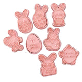 NNETM Rabbit Easter Egg Cookie Mold Set (8 Pieces)