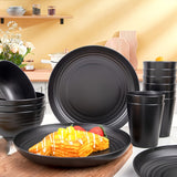 NNETM Unbreakable Tableware Set for Home & Camping (16pcs)
