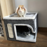 NNETM Multi-Level Hideaway Bed for Small Pets