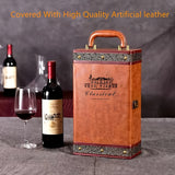 NNETM 2 Bottle Wine Carrier Tote with Accessories Set