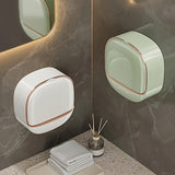 NNETM Easy-Install Wall-Mounted Soap Dish with Lid