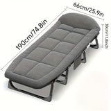 NNETM Foldable Single Sofa Bed Adjustable for Garden