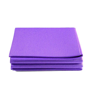 NNEOBA Folding PVC Yoga Mat for Fitness and Pilates