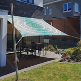 NNETM Mandala Waterproof Sun Shelter Canopy for 6 People