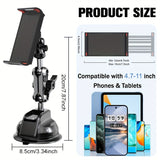 NNETM Universal Car Phone & Tablet Mount with Suction Cup Arm