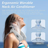 NNETM Portable Bladeless Neck Fan with Cooling Plate