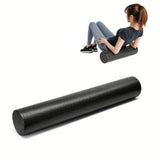 NNETM Yoga Foam Roller for Muscle Massage, Stretching & Relaxation(Black)