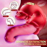 NNETM 4-in-1 Rabbit Vibrator – Tongue Licking for Women