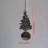 Metal Christmas Tree Hanging Ornament Engraved Gift