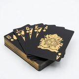 Luxury Heart-Design Playing Cards with Golden Foil Stamping – Adult Card Game