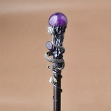 Amethyst Crystal Wand Handmade DIY Witch Scepter 1pc