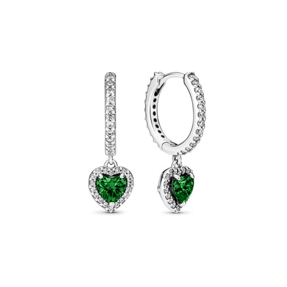NNEOBA Valentine's Day Sapphire Earrings (Green)
