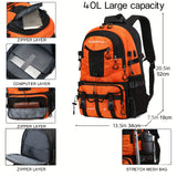 NNETM Large Capacity Travel Backpack with Chest Bag