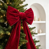 1pc 70.86-Inch Luxurious Red Bow Party Decoration - Total 3 Meters Long Tassel Ribbon, Ideal for Birthdays, Weddings, Christmas, And Special Occasions, Festive Decor Accessory, Elegant Celebration Ornament, Wedding Arch Decoration, Premium Event