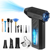 NNETM 130,000 RPM Electric Air Duster – High Power Cordless Turbo Blower