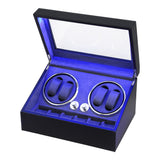 Automatic Watch Winder Box with LED Light – Luxury Watch Display & Storage Case