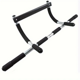 NNETM Multifunctional Pull-Up Bar Door Rack: Stainless Steel Upper Body Trainer