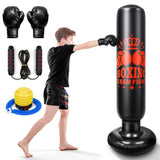 NNETM Punching Bag with Gloves & Skipping Rope