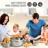 NNETM Tempura Fryer Pan with Thermometer