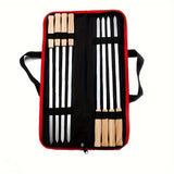 NNETM 8-Pack Stainless Steel BBQ Skewers with Wooden Handles